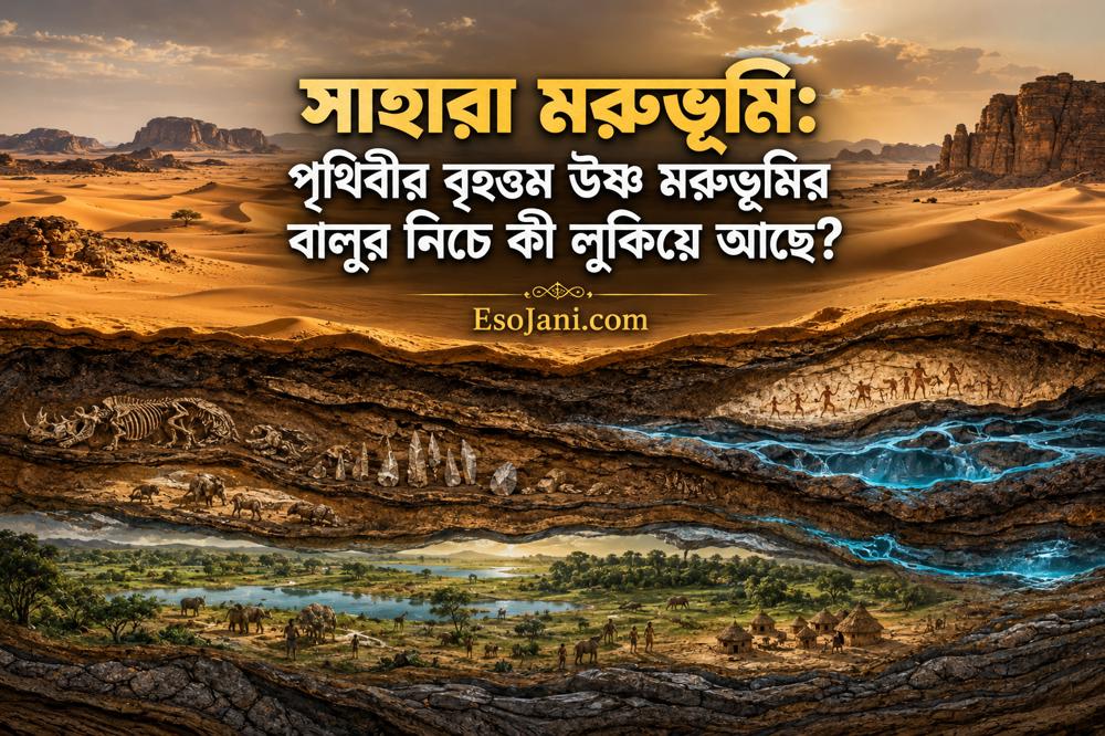 সাহারা মরুভূমি: পৃথিবীর বৃহত্তম উষ্ণ মরুভূমির বালুর নিচে কী লুকিয়ে আছে?