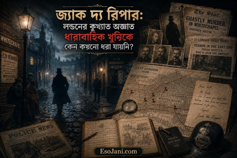 জ্যাক দ্য রিপার: লন্ডনের কুখ্যাত অজ্ঞাত ধারাবাহিক খুনিকে কেন কখনো ধরা যায়নি?