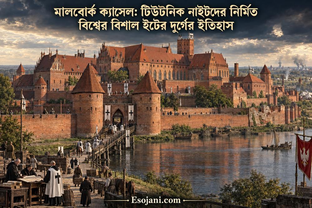 মালবোর্ক ক্যাসেল: টিউটনিক নাইটদের নির্মিত বিশ্বের বিশাল ইটের দুর্গের ইতিহাস
