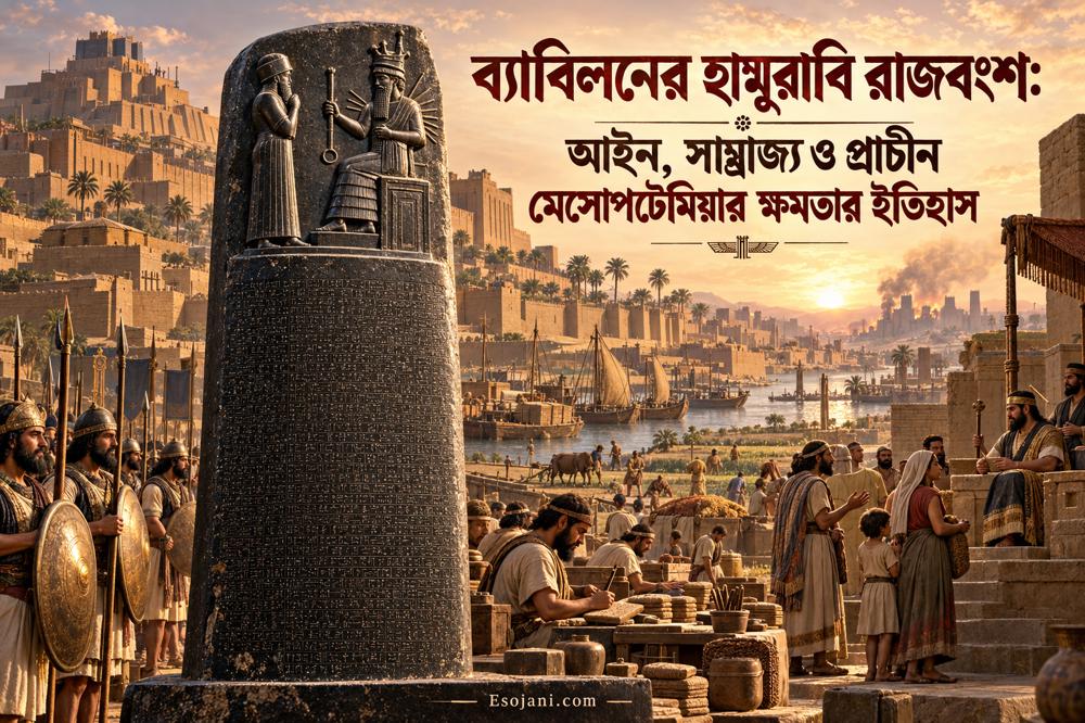 ব্যাবিলনের হাম্মুরাবি রাজবংশ: আইন, সাম্রাজ্য ও ক্ষমতার ইতিহাস