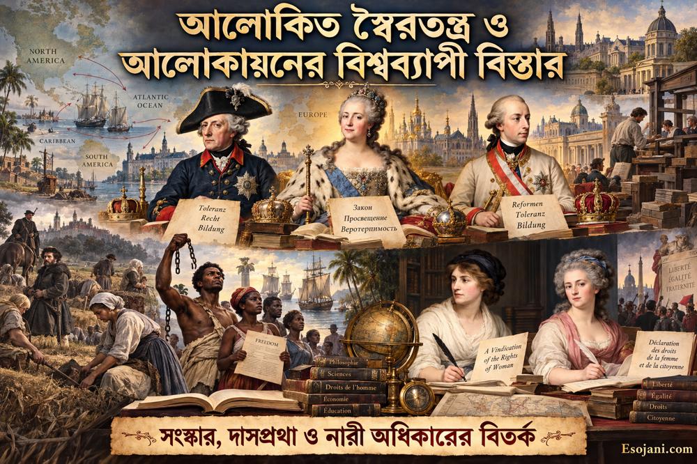 আলোকিত স্বৈরতন্ত্র: ফ্রেডেরিক, ক্যাথরিন, জোসেফ ও অধিকার নিয়ে আলোকায়নের বিতর্ক