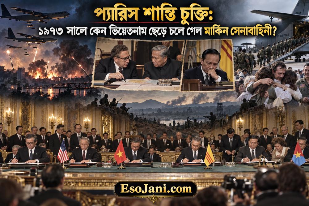 প্যারিস শান্তি চুক্তি: ১৯৭৩ সালে কেন ভিয়েতনাম ছেড়ে গেল মার্কিন সেনাবাহিনী?