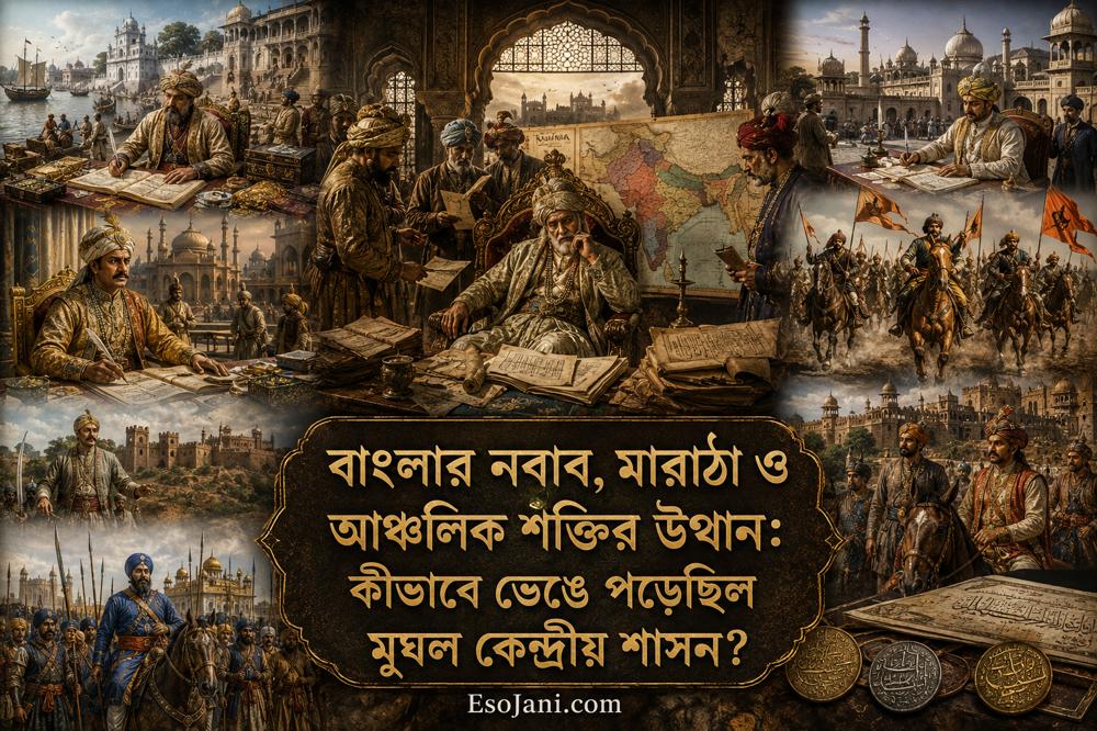 বাংলার নবাব, মারাঠা ও আঞ্চলিক শক্তির উত্থান: কীভাবে ভেঙে পড়েছিল মুঘল কেন্দ্রীয় শাসন?