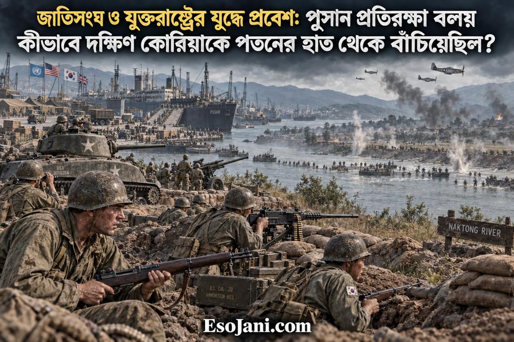 জাতিসংঘ ও যুক্তরাষ্ট্রের যুদ্ধে প্রবেশ: পুসান প্রতিরক্ষা বলয় যেভাবে দক্ষিণ কোরিয়াকে রক্ষা করেছিল