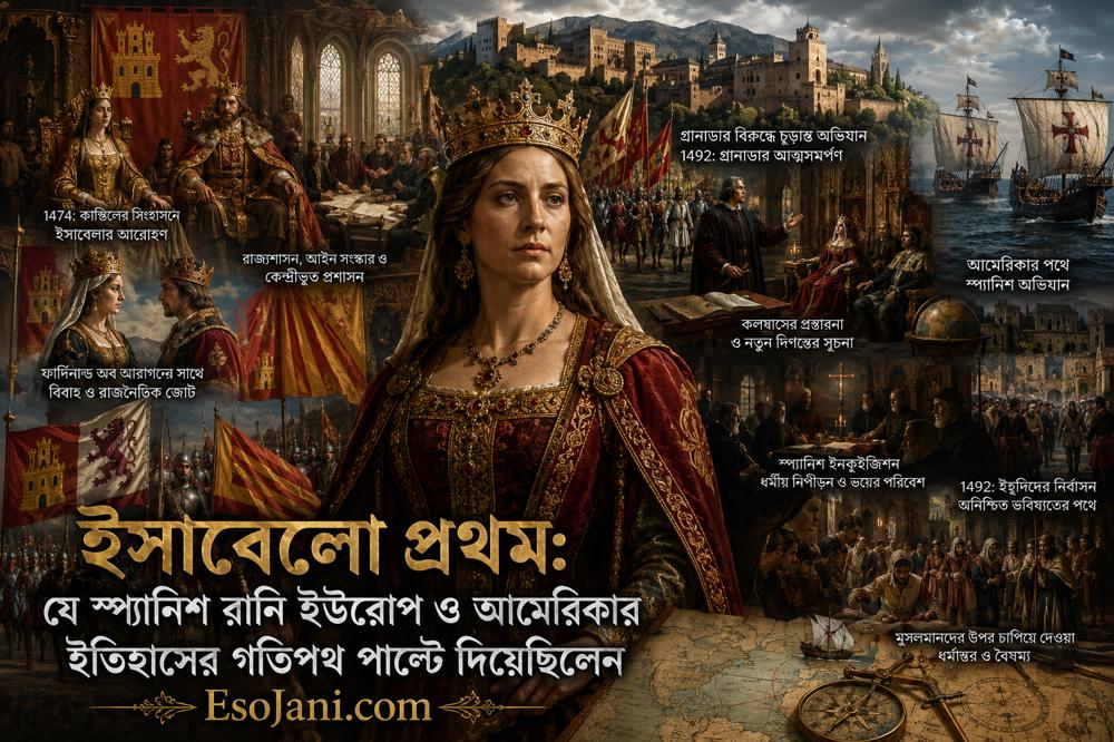 ইসাবেলা প্রথম: যে স্প্যানিশ রানি ইউরোপ ও আমেরিকার ইতিহাসের গতিপথ পাল্টে দিয়েছিলেন