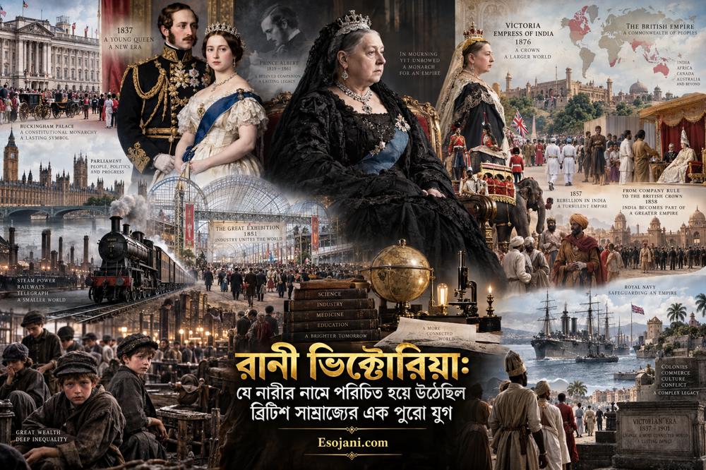 রানী ভিক্টোরিয়া: যে নারীর নামে পরিচিত হয়ে উঠেছিল ব্রিটিশ সাম্রাজ্যের এক পুরো যুগ