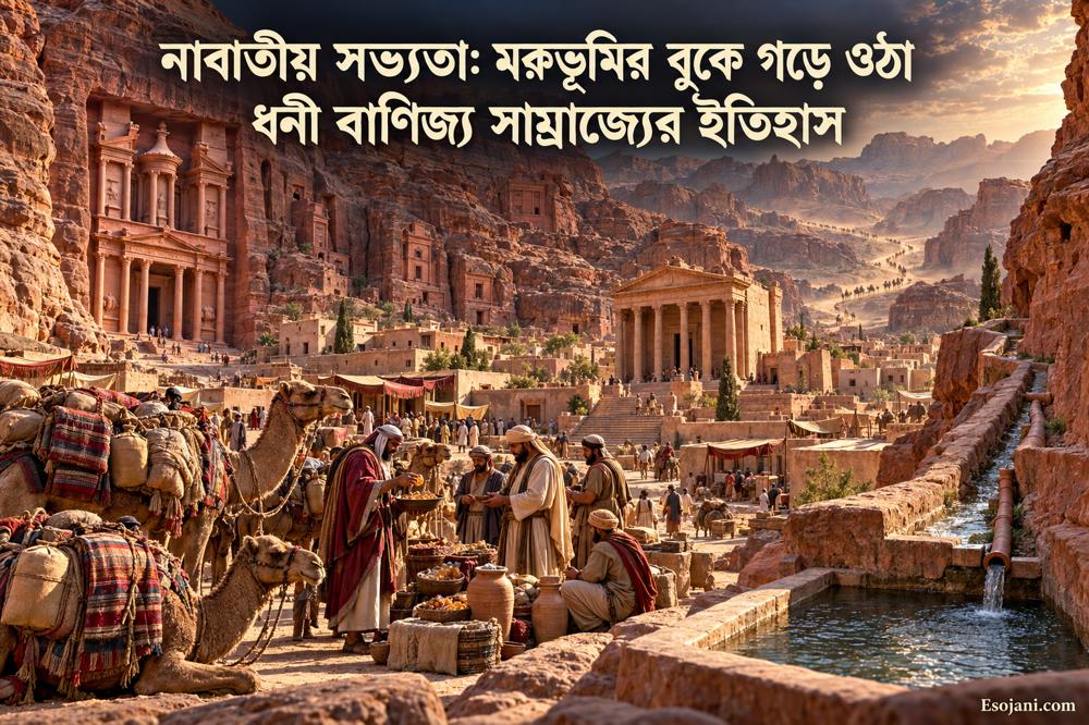 নাবাতীয় সভ্যতা: মরুভূমির বাণিজ্যপথে গড়ে ওঠা ধনী রাজ্যের ইতিহাস