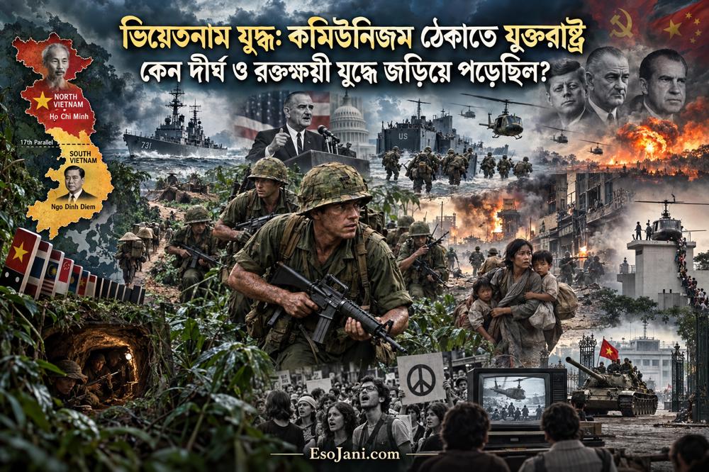 ভিয়েতনাম যুদ্ধ: কমিউনিজম ঠেকাতে যুক্তরাষ্ট্র কেন দীর্ঘ যুদ্ধে জড়িয়েছিল?