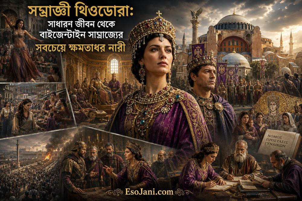 সম্রাজ্ঞী থিওডোরা: সাধারণ জীবন থেকে বাইজেন্টাইন সাম্রাজ্যের সবচেয়ে ক্ষমতাধর নারীর উত্থান