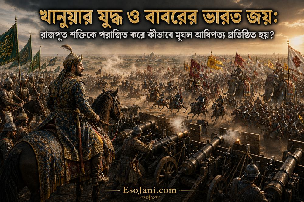খানুয়ার যুদ্ধ ১৫২৭: রানা সাঙ্গাকে পরাজিত করে বাবর কীভাবে মুঘল আধিপত্য প্রতিষ্ঠা করেন?