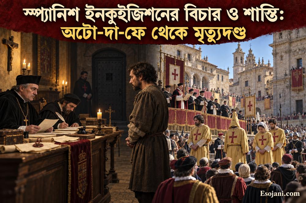 স্প্যানিশ ইনকুইজিশনের বিচার ও শাস্তি: অটো-দা-ফে থেকে মৃত্যুদণ্ড