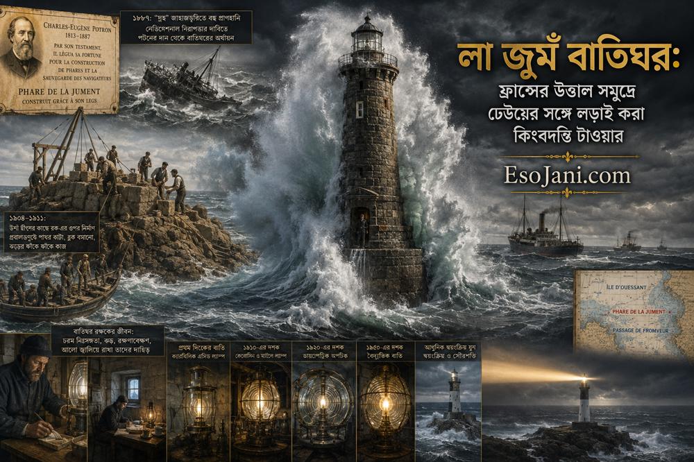 লা জুমঁ বাতিঘর: ফ্রান্সের উত্তাল সমুদ্রে ঢেউয়ের সঙ্গে লড়াই করা কিংবদন্তি টাওয়ার