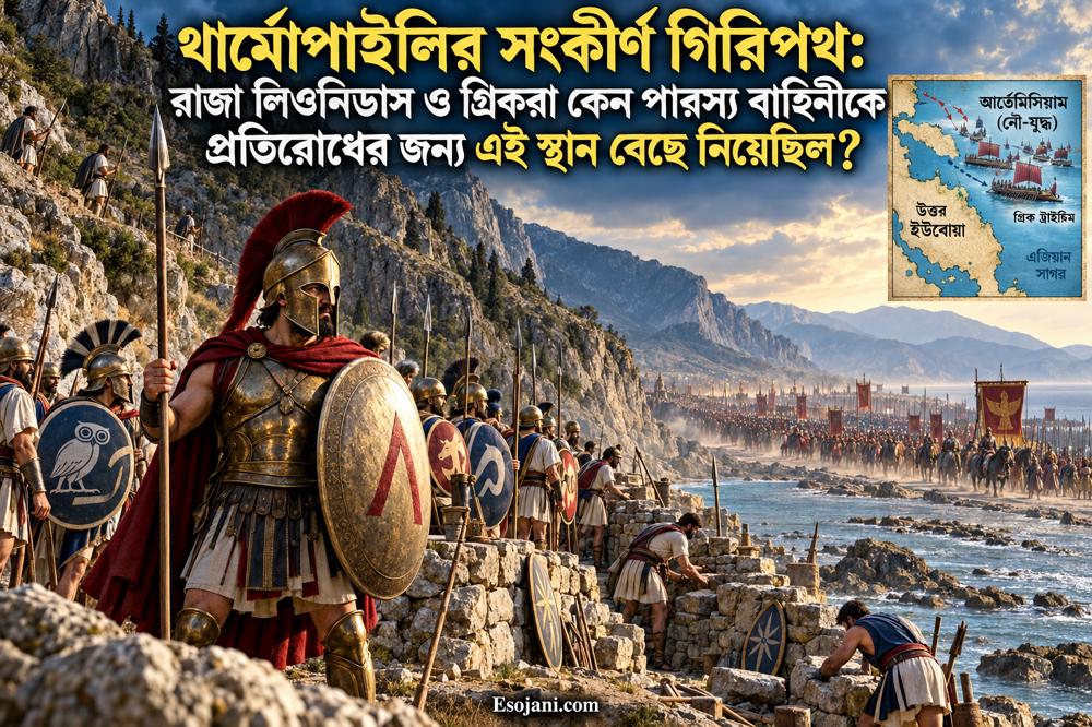 থার্মোপাইলির গিরিপথ: লিওনিডাস কেন এখানেই পারস্যকে ঠেকাতে চেয়েছিলেন?