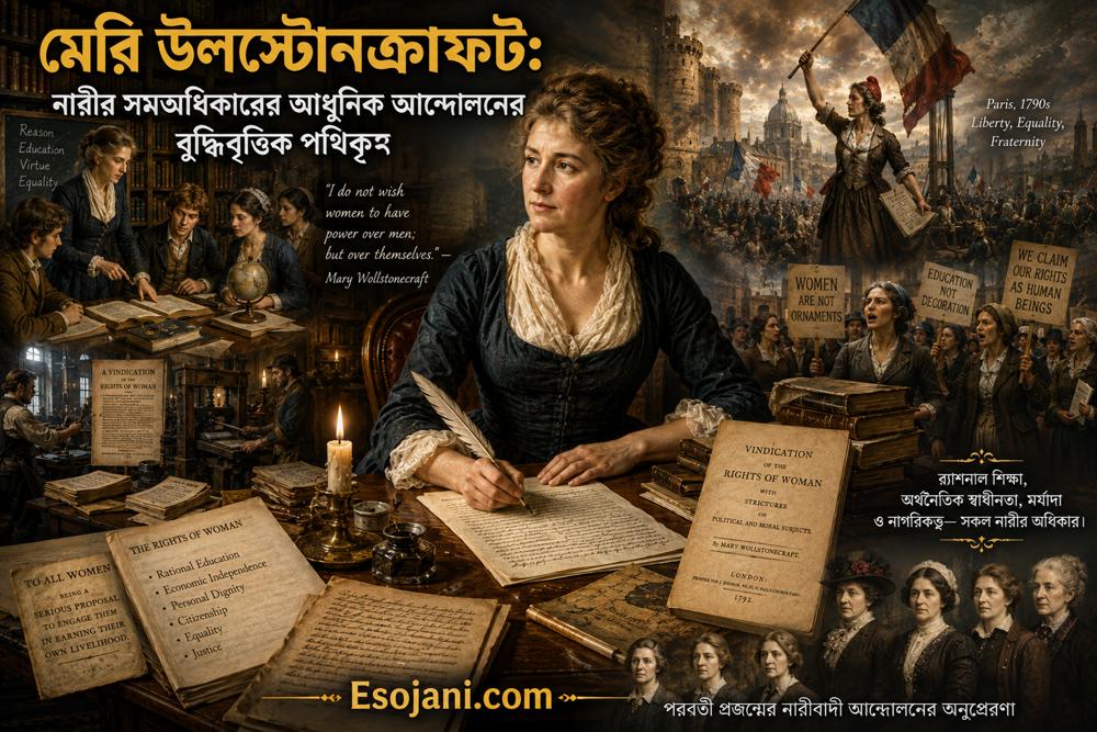 মেরি উলস্টোনক্রাফট: নারীর সমঅধিকারের আধুনিক আন্দোলনের বুদ্ধিবৃত্তিক পথিকৃৎ