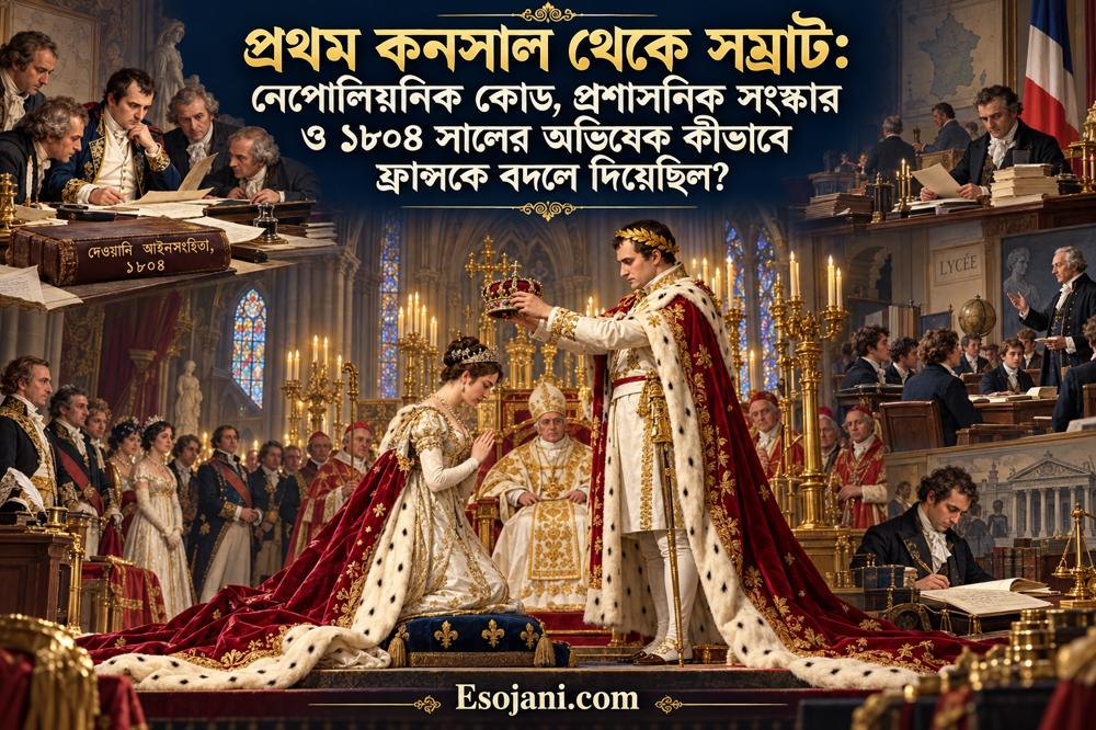 প্রথম কনসাল থেকে সম্রাট: নেপোলিয়নিক কোড, সংস্কার ও ১৮০৪ সালের অভিষেক