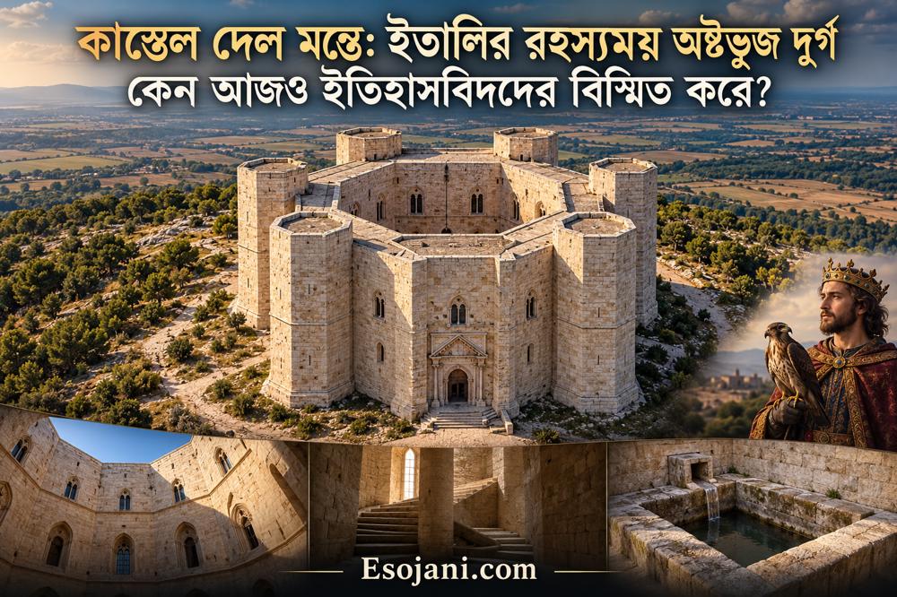 কাস্তেল দেল মন্তে: ইতালির রহস্যময় অষ্টভুজ দুর্গ কেন আজও ইতিহাসবিদদের বিস্মিত করে?