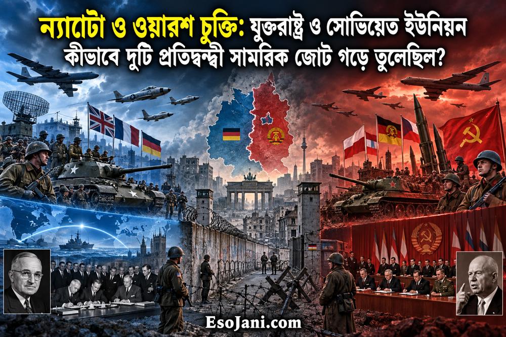 ন্যাটো ও ওয়ারশ চুক্তি: স্নায়ুযুদ্ধের দুই প্রতিদ্বন্দ্বী সামরিক জোটের ইতিহাস