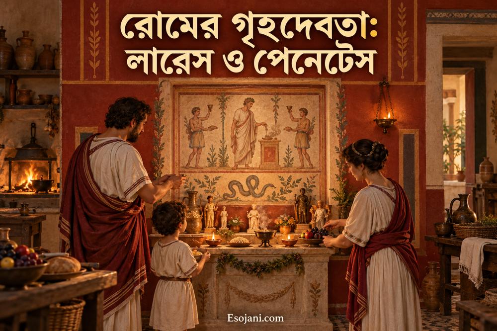লারেস, পেনেটেস ও গৃহদেবতা: রোমান পরিবারের উপাসনার জগৎ