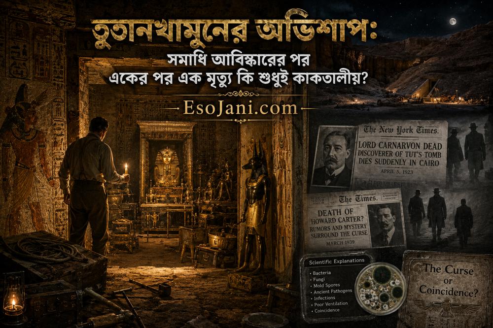 তুতানখামুনের অভিশাপ: সমাধি আবিষ্কারের পর রহস্যময় মৃত্যুগুলো কি শুধুই কাকতালীয়?