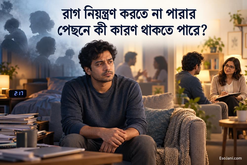 রাগ নিয়ন্ত্রণ করতে না পারার পেছনে কী কারণ থাকতে পারে? লক্ষণ ও করণীয়