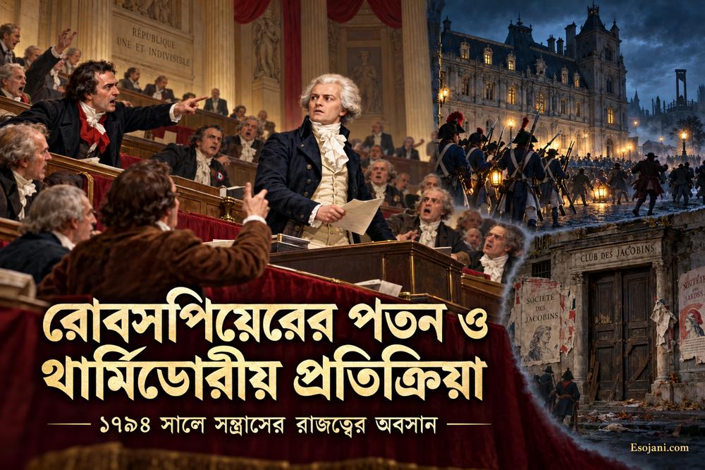 রোবসপিয়েরের পতন ও থার্মিডোরীয় প্রতিক্রিয়া: সন্ত্রাসের রাজত্বের অবসান