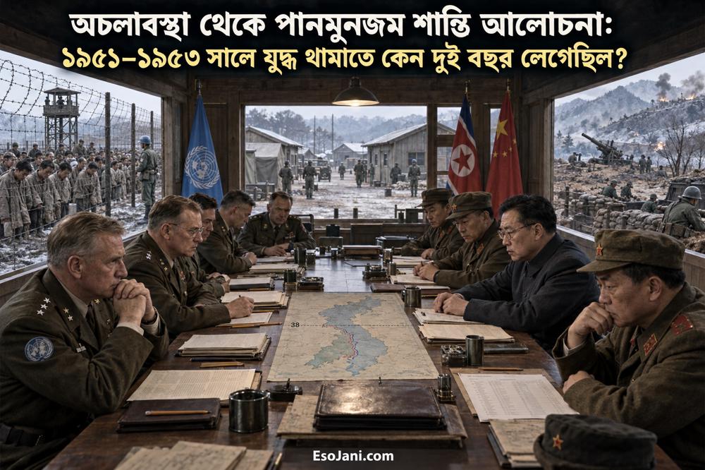 অচলাবস্থা থেকে পানমুনজম শান্তি আলোচনা: কোরীয় যুদ্ধ থামাতে কেন দুই বছর লেগেছিল?