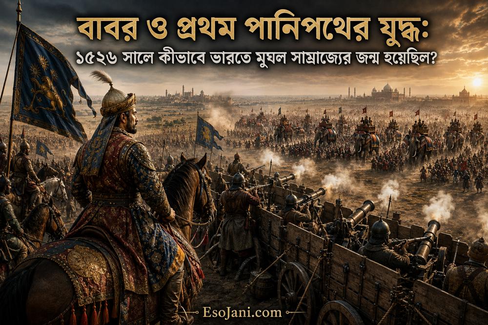 বাবর ও প্রথম পানিপথের যুদ্ধ ১৫২৬: যেভাবে ভারতে মুঘল সাম্রাজ্যের জন্ম হয়েছিল