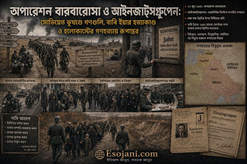 অপারেশন বারবারোসা ও আইনজাট্‌সগ্রুপেন: বাবি ইয়ার থেকে সোভিয়েত ভূখণ্ডে হলোকাস্টের গণহত্যায় রূপান্তর