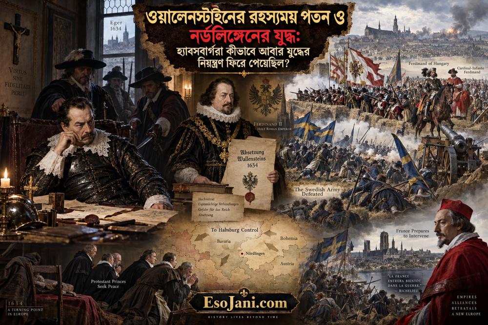 ওয়ালেনস্টাইনের রহস্যময় পতন ও নর্ডলিঙ্গেনের যুদ্ধ: হ্যাবসবার্গদের পুনরুত্থান ও ত্রিশ বছরের যুদ্ধের নতুন মোড়
