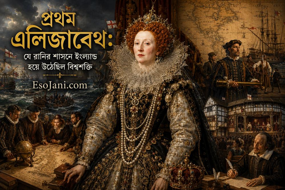 প্রথম এলিজাবেথ: যে রানির শাসনে ইংল্যান্ড হয়ে উঠেছিল বিশ্বশক্তি