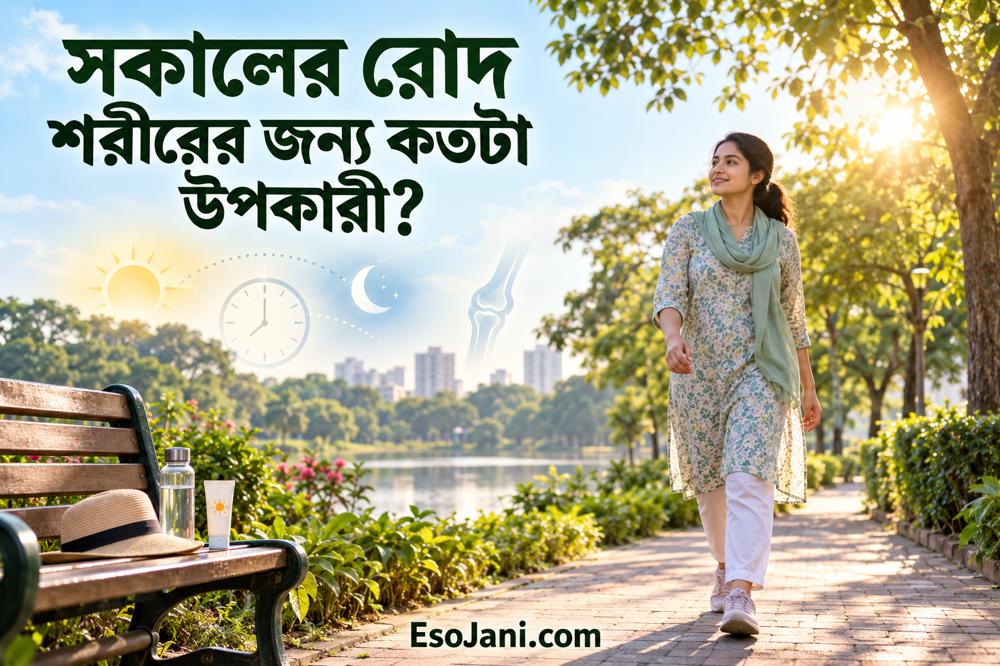সকালের রোদ কতটা উপকারী? ঘুম, ভিটামিন ডি ও নিরাপদ সূর্যালোকের নিয়ম
