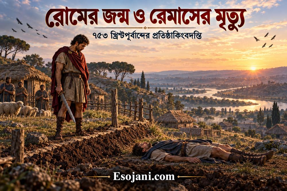 রোমের জন্ম ও রেমাসের মৃত্যু: রোমুলাসের ভ্রাতৃহত্যার কিংবদন্তি