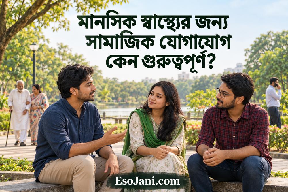 মানসিক স্বাস্থ্যের জন্য সামাজিক যোগাযোগ কেন গুরুত্বপূর্ণ?