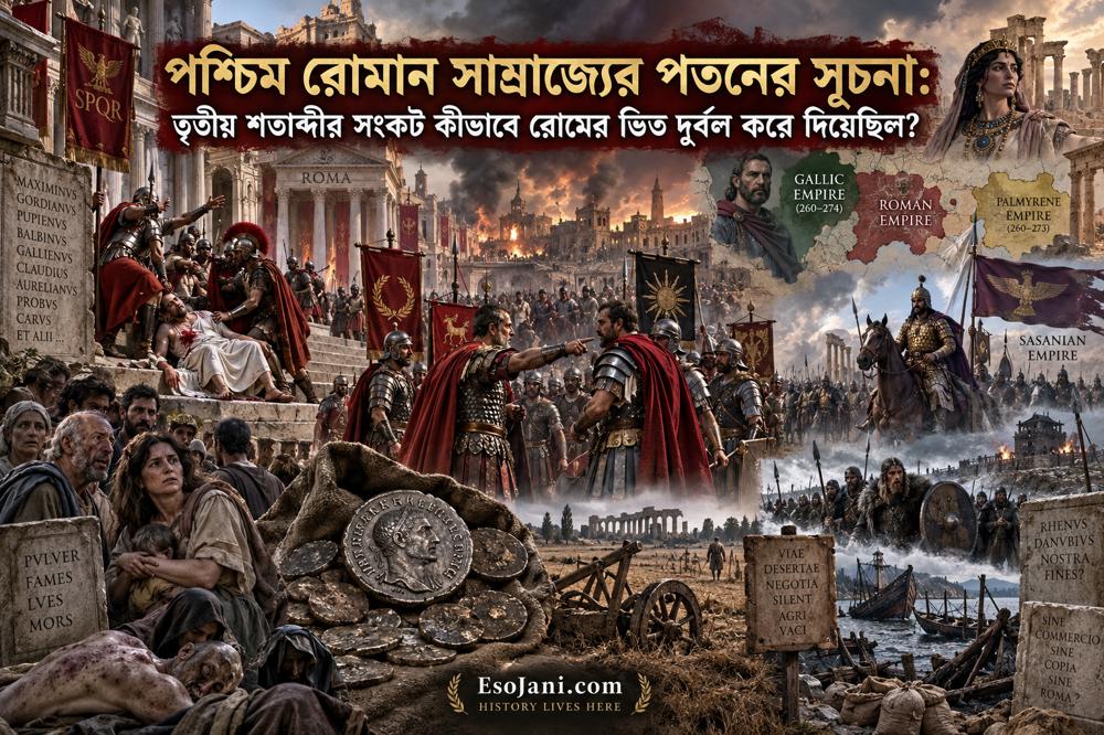 তৃতীয় শতাব্দীর সংকট: কীভাবে শুরু হয়েছিল পশ্চিম রোমান সাম্রাজ্যের পতনের দীর্ঘ প্রক্রিয়া?