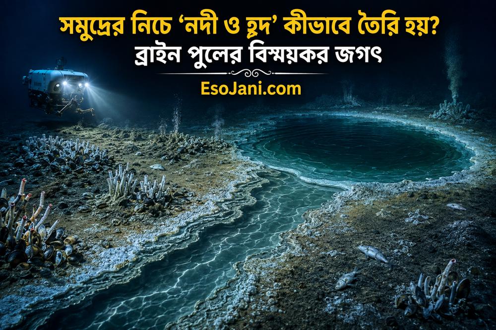 সমুদ্রের নিচে ‘নদী ও হ্রদ’ কীভাবে তৈরি হয়? ব্রাইন পুলের বিস্ময়কর জগৎ