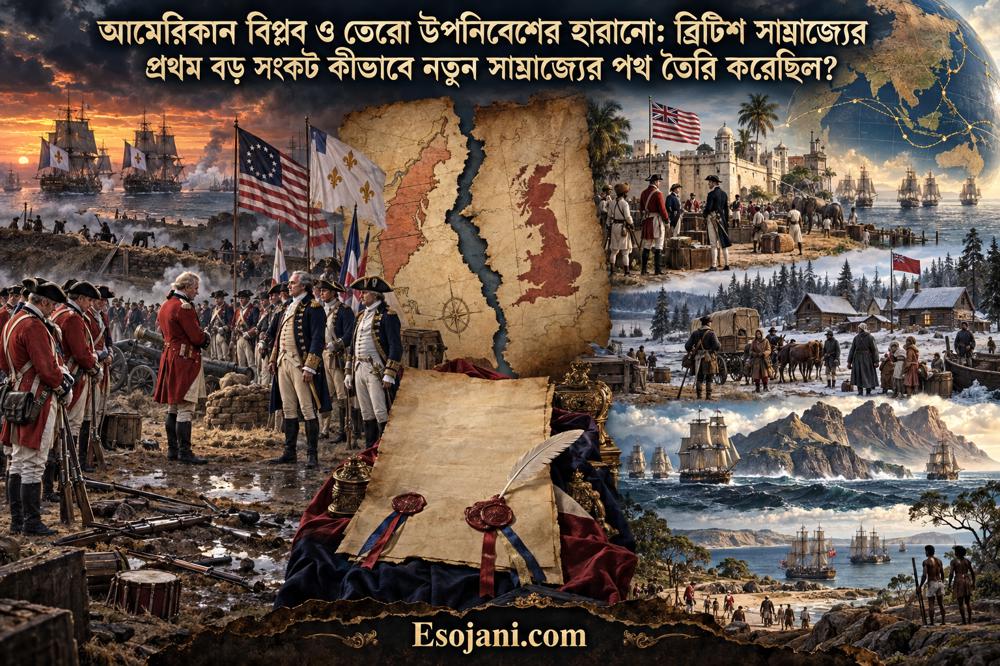 আমেরিকান বিপ্লব ও তেরো উপনিবেশের হারানো: ব্রিটিশ সাম্রাজ্যের সংকট থেকে নতুন সাম্রাজ্যের উত্থান