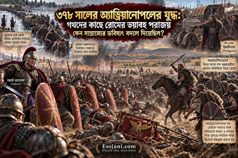 অ্যাড্রিয়ানোপলের যুদ্ধ ৩৭৮: গথদের কাছে রোমের ভয়াবহ পরাজয় কীভাবে সাম্রাজ্যের ভবিষ্যৎ বদলে দিয়েছিল?