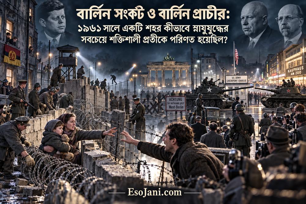 বার্লিন সংকট ও বার্লিন প্রাচীর: স্নায়ুযুদ্ধের বিভক্ত শহরের ইতিহাস