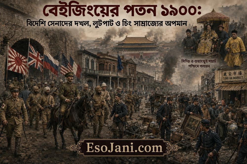 বেইজিংয়ের পতন ১৯০০: বিদেশি সেনাদের দখল, লুটপাট ও চিং সাম্রাজ্যের অপমান