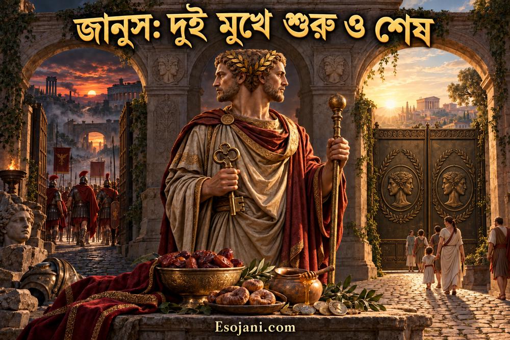 জানুস: দুই মুখের রোমান দেবতা, দরজা ও নতুন শুরুর রহস্য