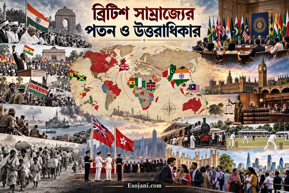 ব্রিটিশ সাম্রাজ্যের পতন ও উত্তরাধিকার: উপনিবেশমুক্তি থেকে কমনওয়েলথের উত্থান