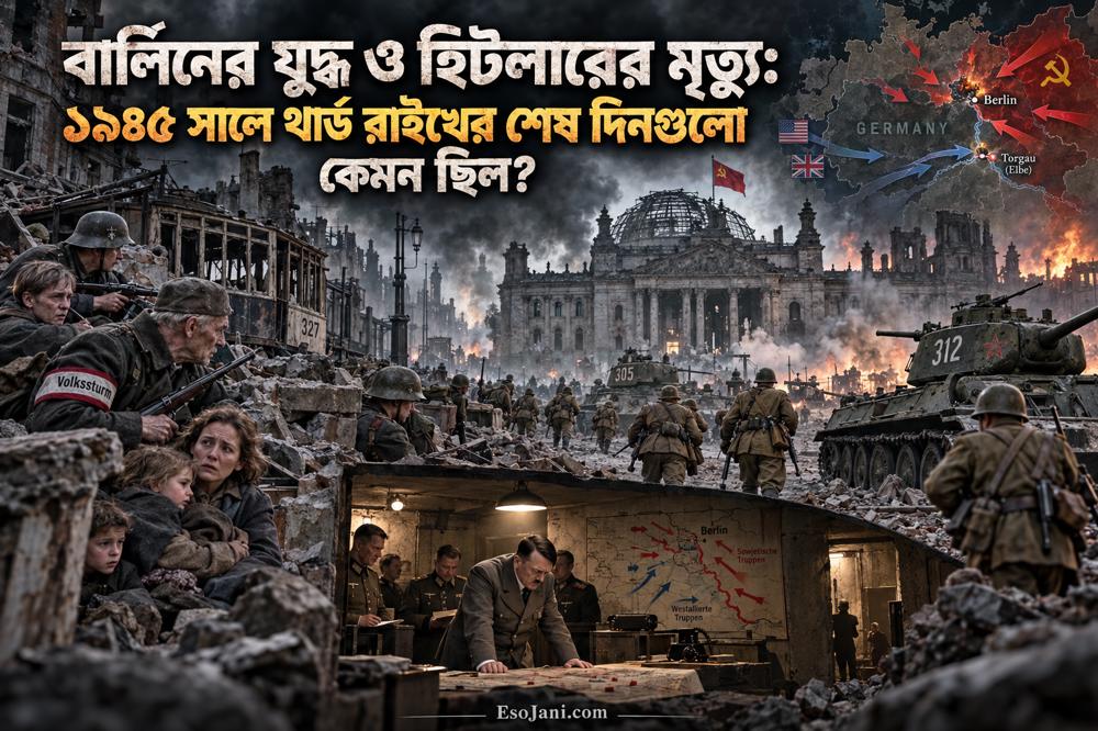 বার্লিনের যুদ্ধ ও হিটলারের মৃত্যু: ১৯৪৫ সালে থার্ড রাইখের শেষ দিন