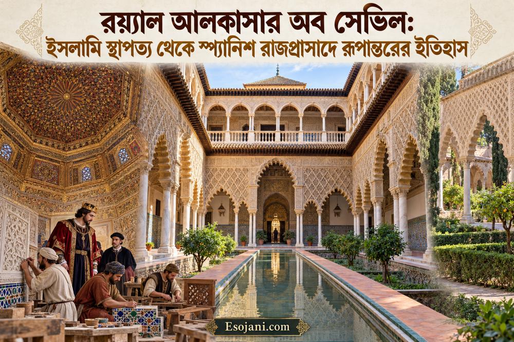রয়্যাল আলকাসার অব সেভিল: ইসলামি স্থাপত্য থেকে স্প্যানিশ রাজপ্রাসাদে রূপান্তরের ইতিহাস