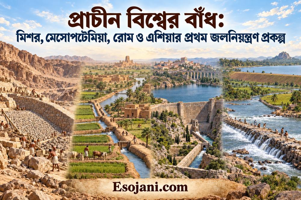 প্রাচীন বিশ্বের বাঁধ: মিশর, মেসোপটেমিয়া, রোম ও এশিয়ার জলনিয়ন্ত্রণ