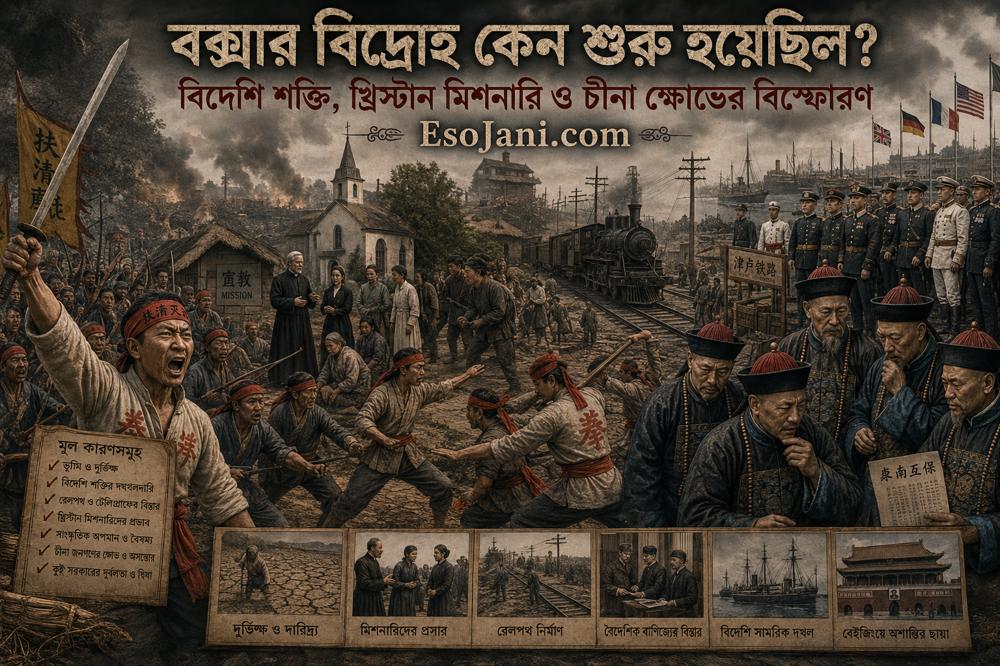 বক্সার বিদ্রোহ কেন শুরু হয়েছিল? বিদেশি শক্তি, খ্রিস্টান মিশনারি ও চীনা ক্ষোভের বিস্ফোরণ
