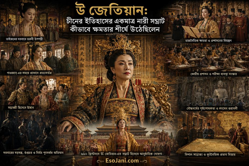উ জেতিয়ান: চীনের ইতিহাসের একমাত্র নারী সম্রাট কীভাবে ক্ষমতার শীর্ষে উঠেছিলেন?