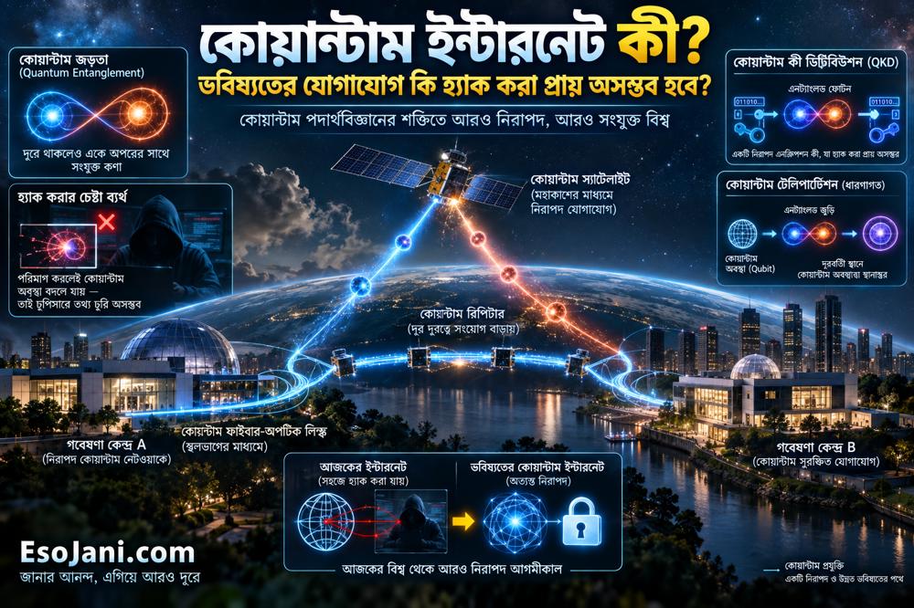 কোয়ান্টাম ইন্টারনেট কী? ভবিষ্যতের যোগাযোগ কি হ্যাক করা প্রায় অসম্ভব হবে?