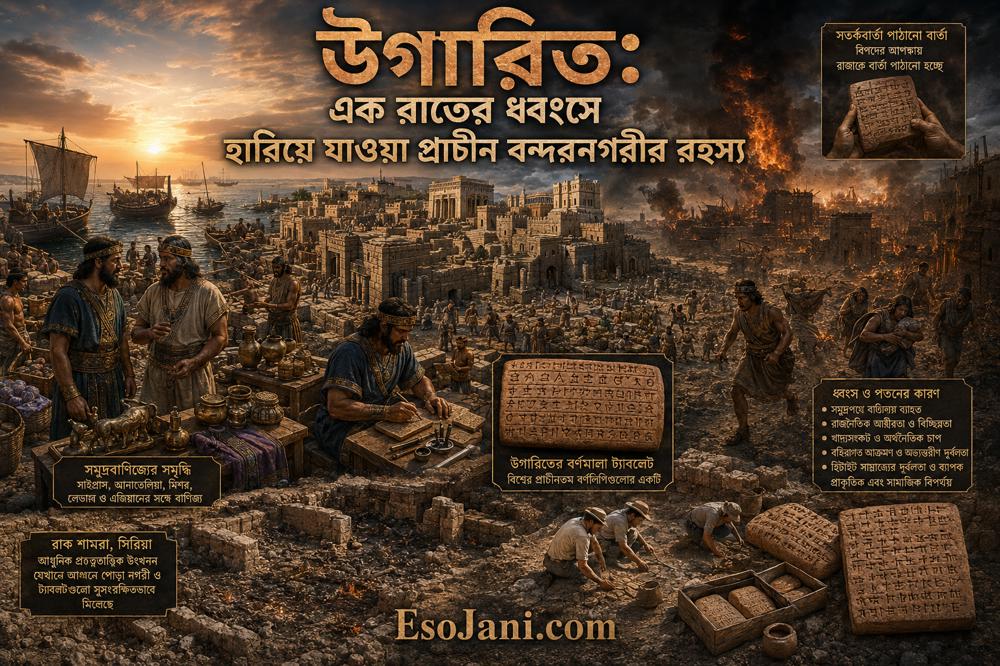 উগারিত: এক রাতের ধ্বংসে হারিয়ে যাওয়া প্রাচীন বন্দরনগরীর রহস্য