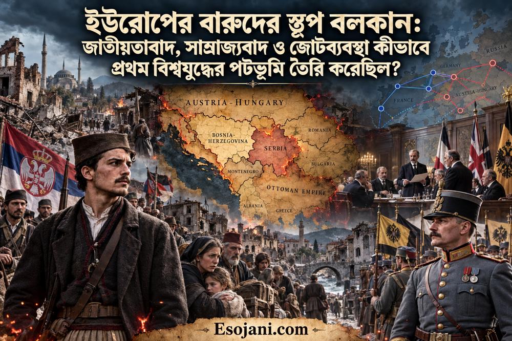 ইউরোপের বারুদের স্তূপ বলকান: প্রথম বিশ্বযুদ্ধের পটভূমি কীভাবে তৈরি হয়েছিল?