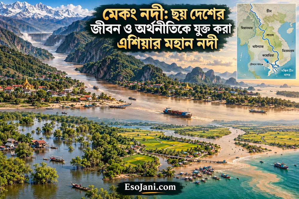 মেকং নদী: ছয় দেশের জীবন, কৃষি ও অর্থনীতিকে যুক্ত করা এশিয়ার মহান জলধারা